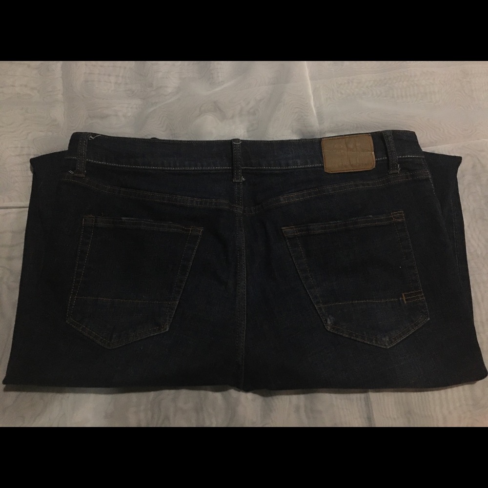 Men’s 34/30 slim dark wash stretch jeans - Picture 6 of 7